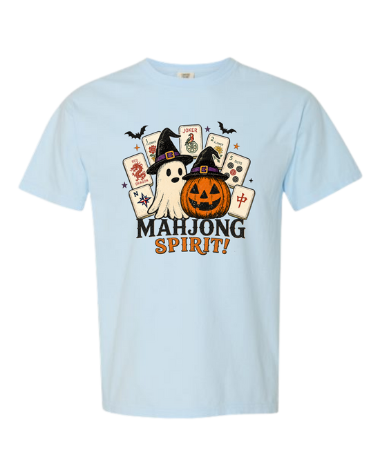 Mahjong Spirit - Comfort Colors - Heavyweight Unisex Tee - Blues