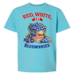 Red, White, And Blueberries - Comfort Colors - Heavyweight Youth Tee - Neutral Colors & Blues
