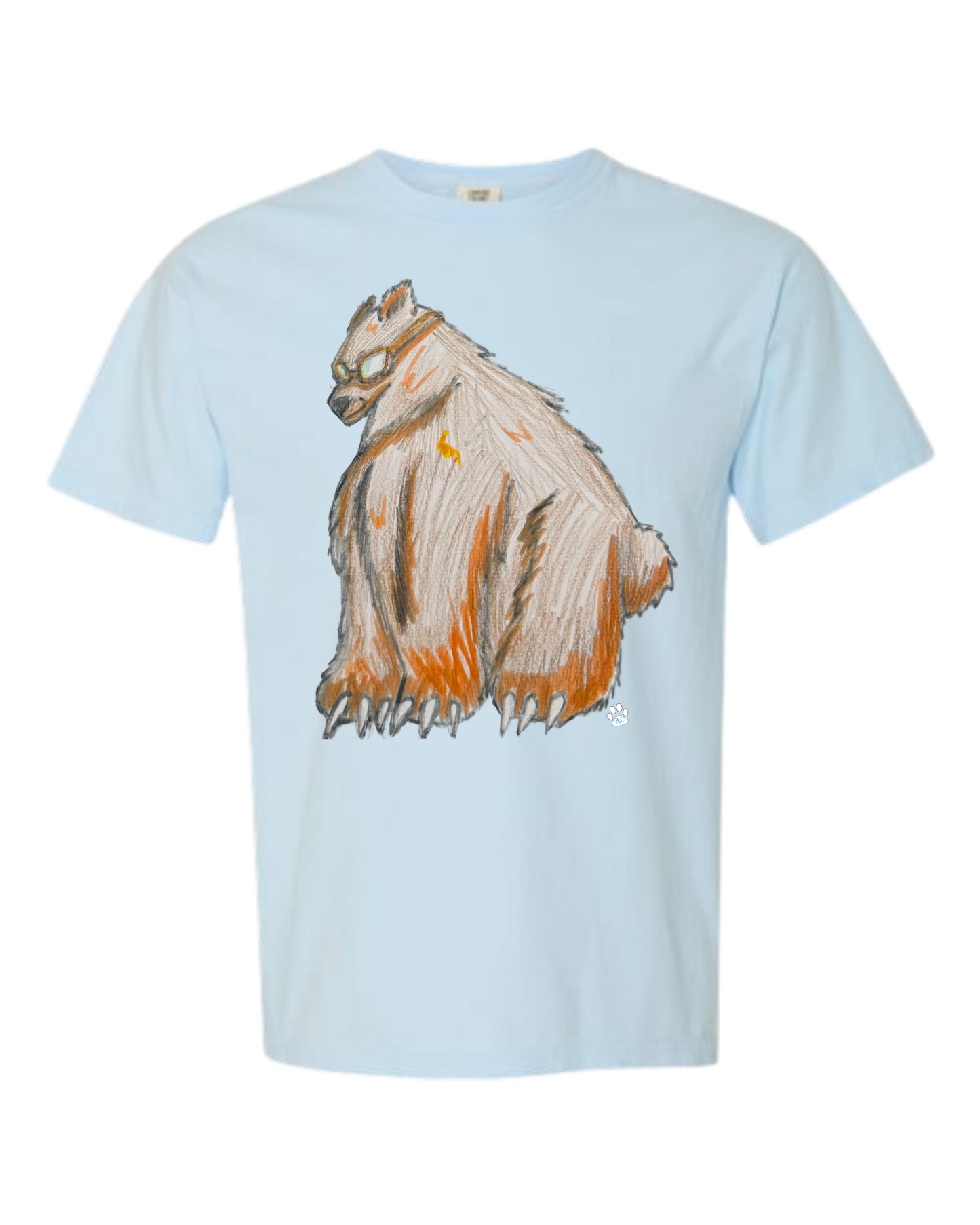 Muscle Bear - Comfort Colors - Heavyweight Unisex Tee - Blues