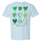 Galatians 5 - St Patrick's Day - Comfort Colors - Heavyweight Unisex Tee - Blues