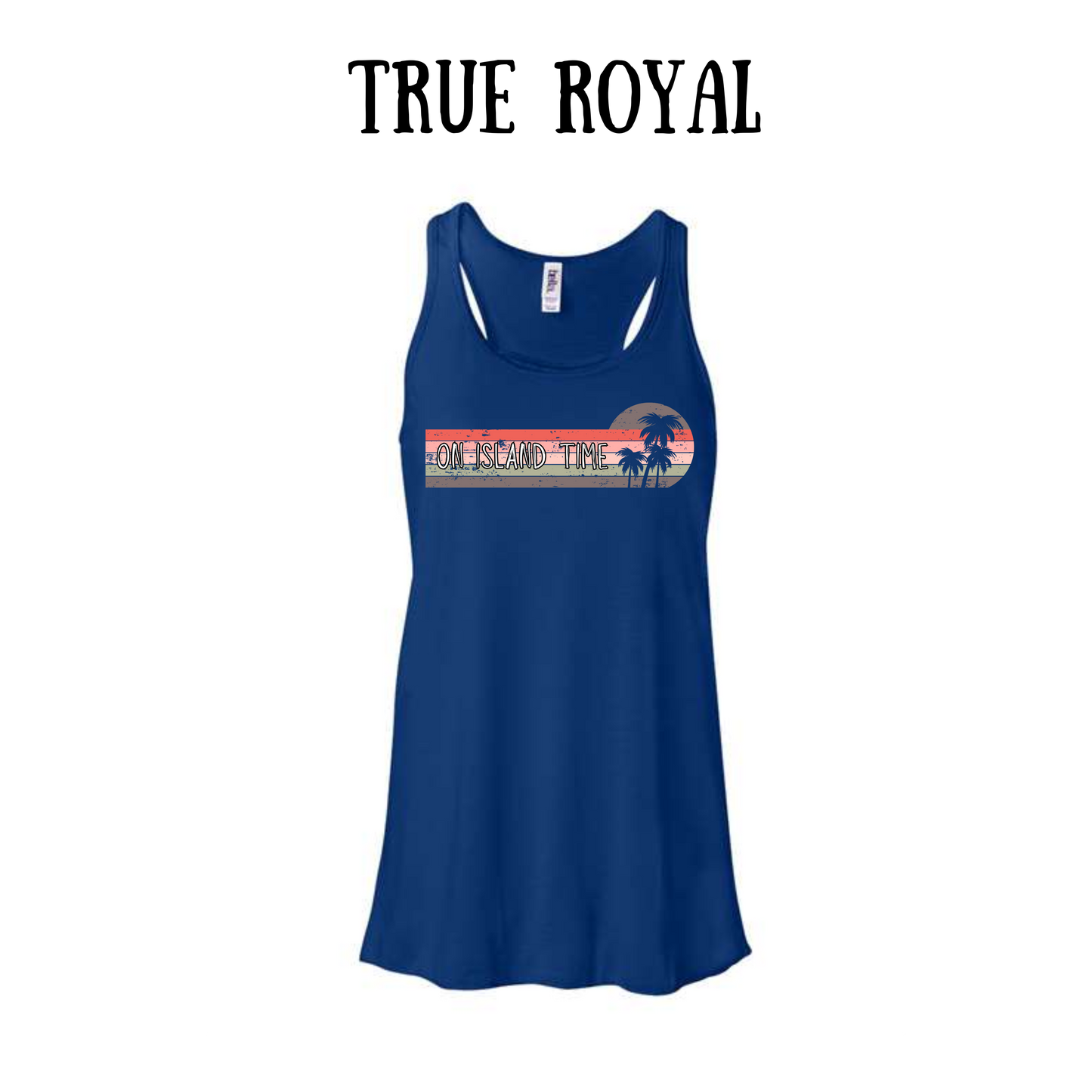 VP - On Island Time - Women's flowy racerback Tank