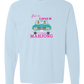 Get in Loser We're Playing Mahjong - Comfort Colors - Heavyweight Long Sleeve Tee - Blues & Greens