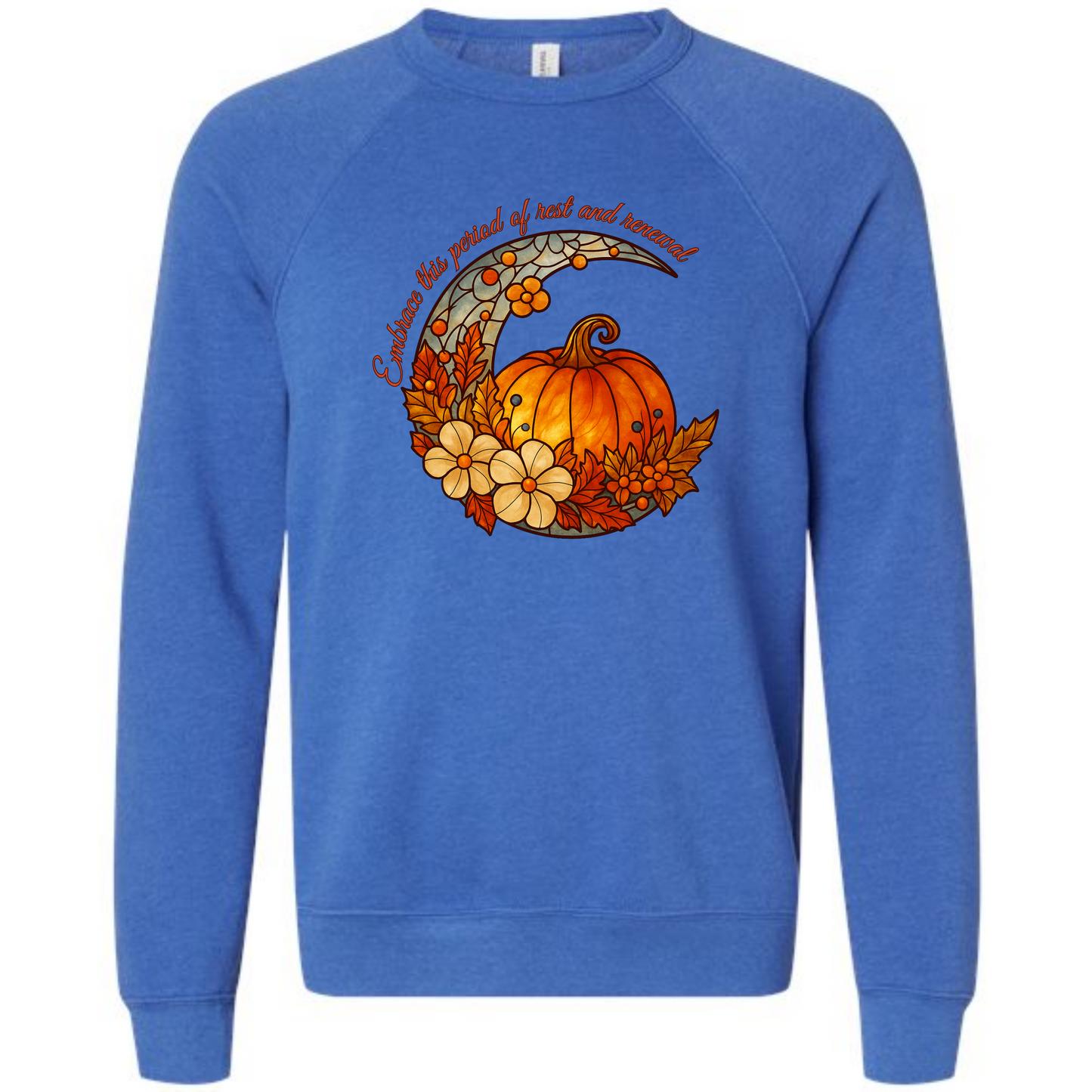 Rest and Renewal - Sponge Fleece Raglan Sweatshirt - Blues, Purples