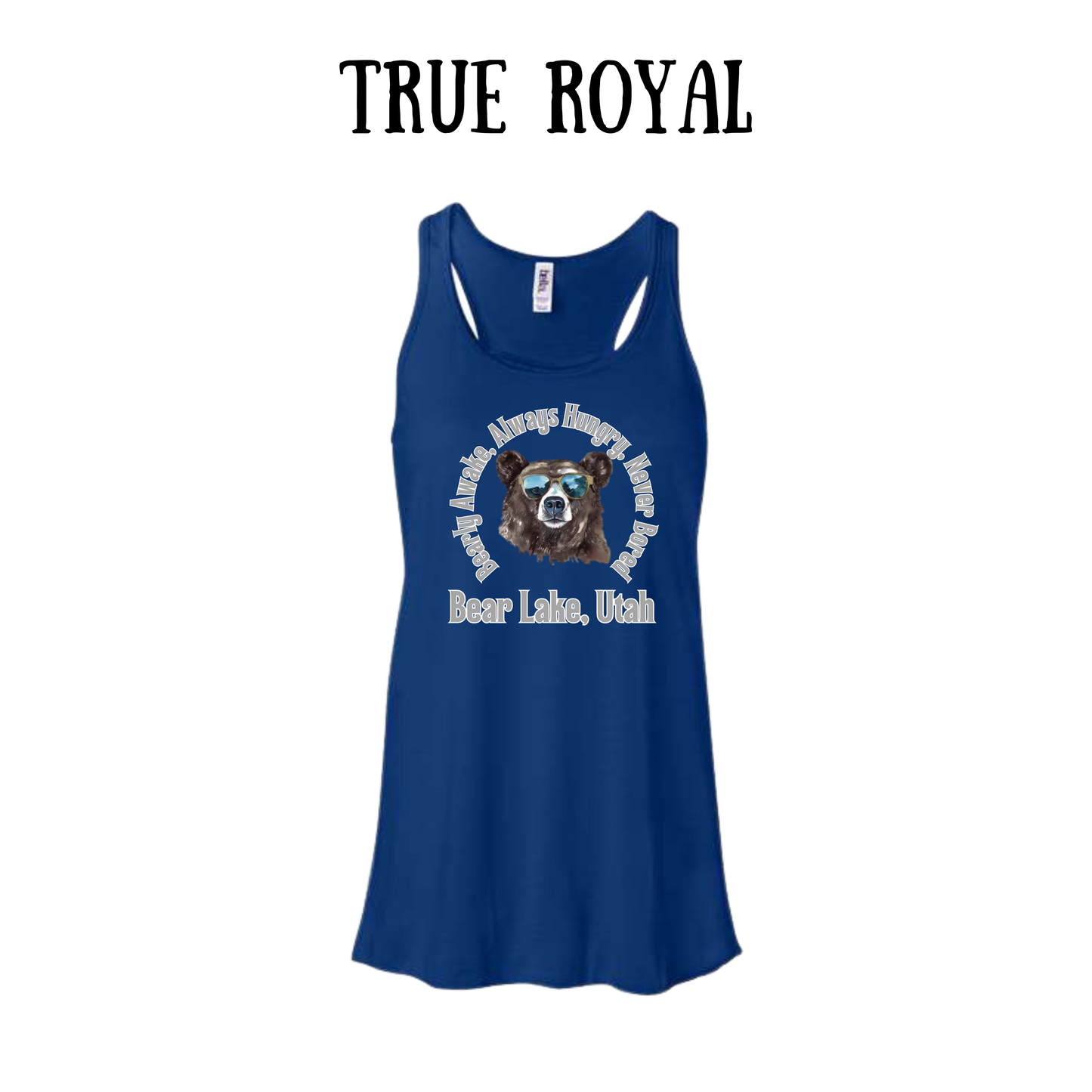 CP - Bear Lake Utah - Women's Flowy Racerback Tank