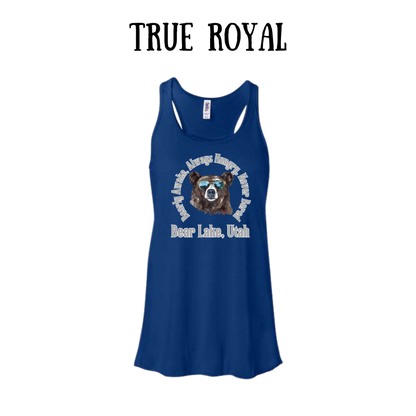 CP - Bear Lake Utah - Women's Flowy Racerback Tank