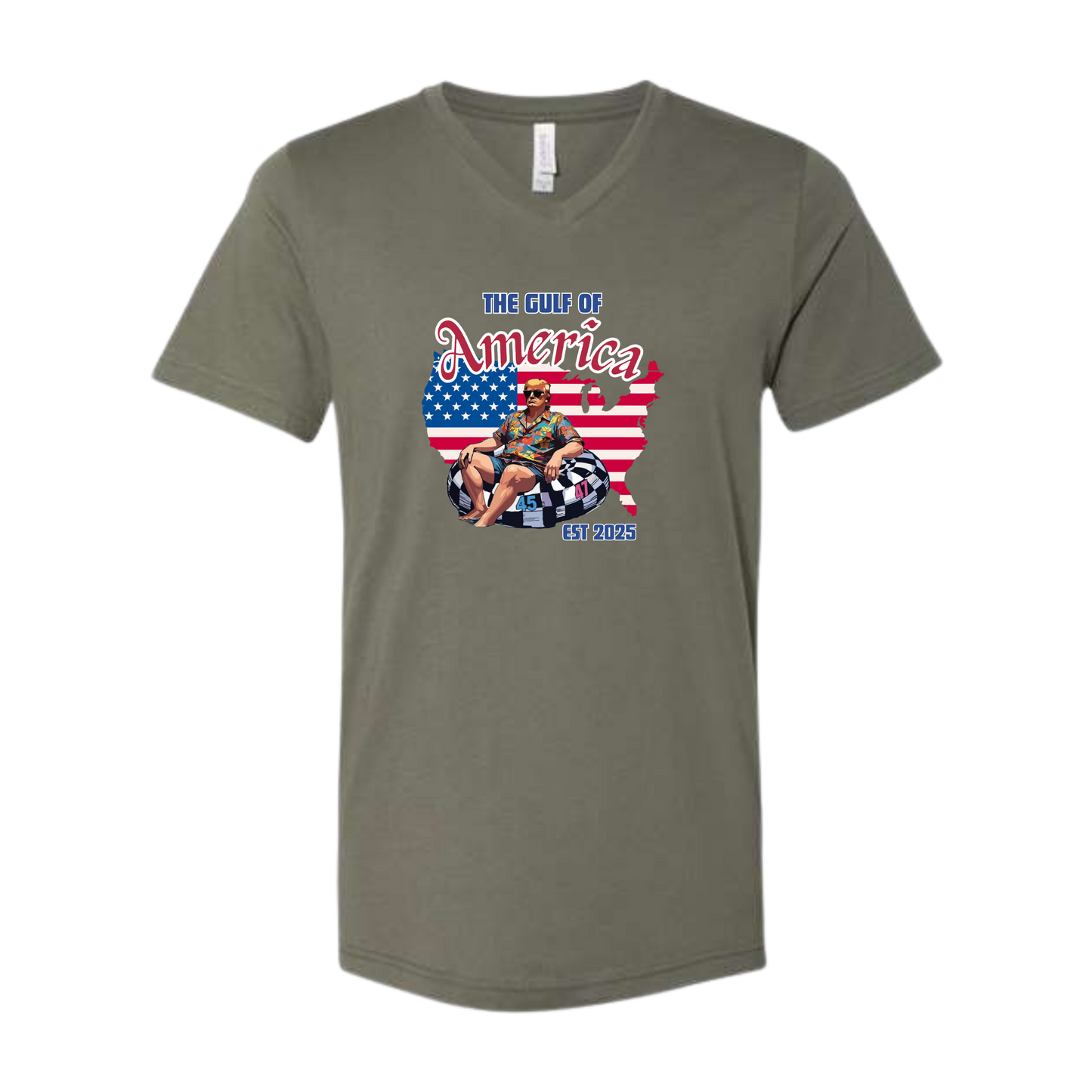 The Gulf of America - Bella+Canvas - Unisex V-Neck - Assorted Colors
