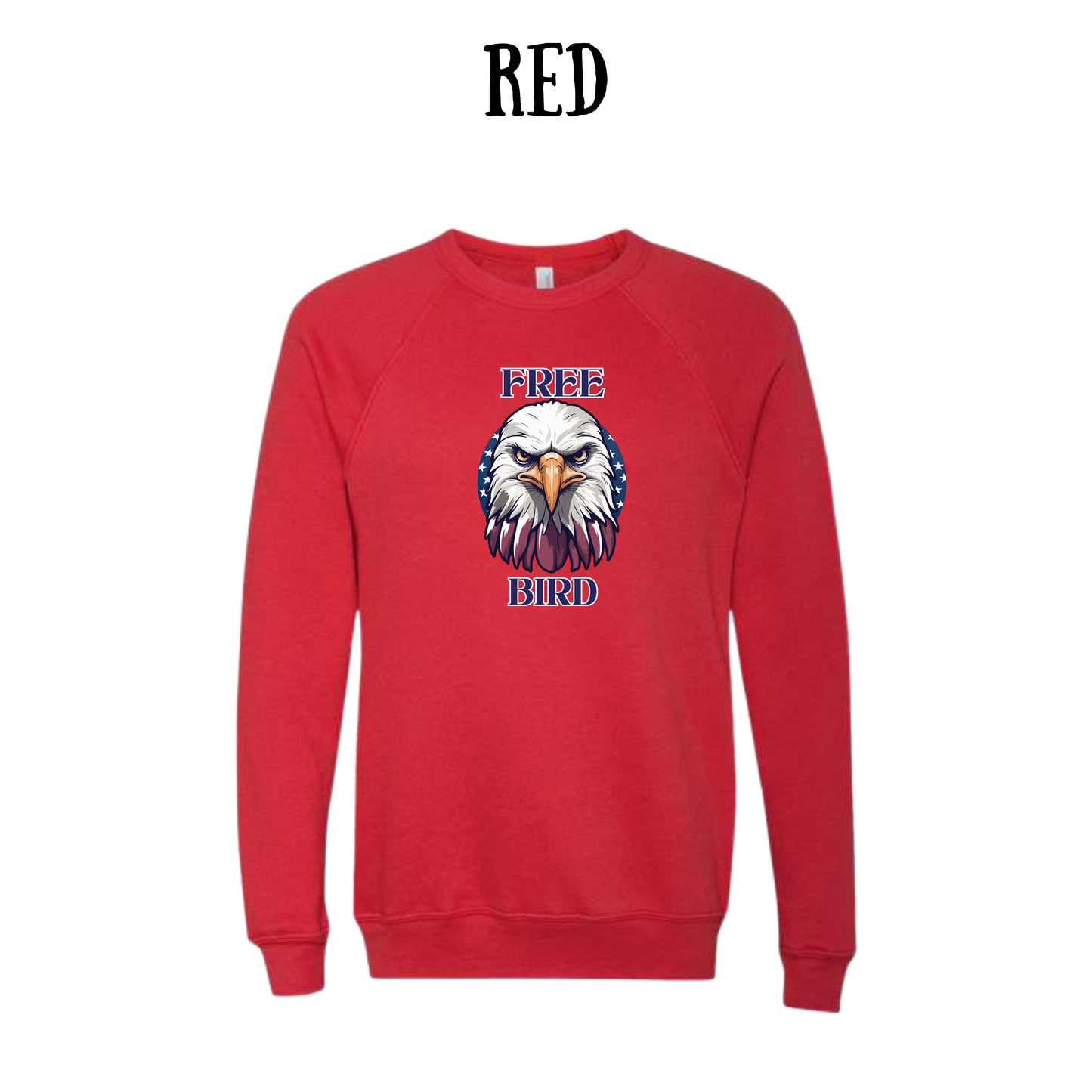PP - Free Bird - Sponge Fleece Raglan Sweatshirt - Assorted Colors