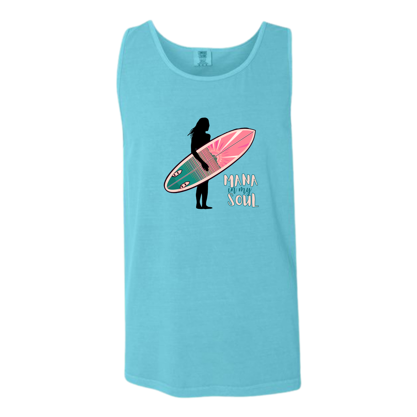 Mana in My Soul - Comfort Colors - Unisex Tank - Neutral Colors & Blues
