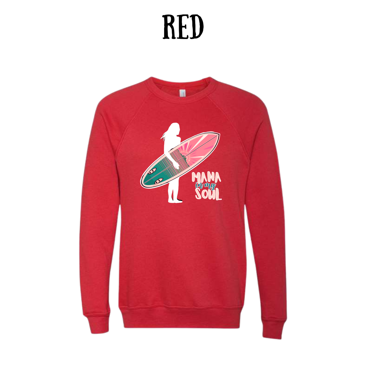 VP - Mana in My Soul - Sponge Fleece Raglan Sweatshirt - Assorted Colors