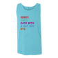 Sorry. Can't. Date With A Bat Boy. Bye. - Comfort Colors - Unisex Tank - Neutral Colors & Blues