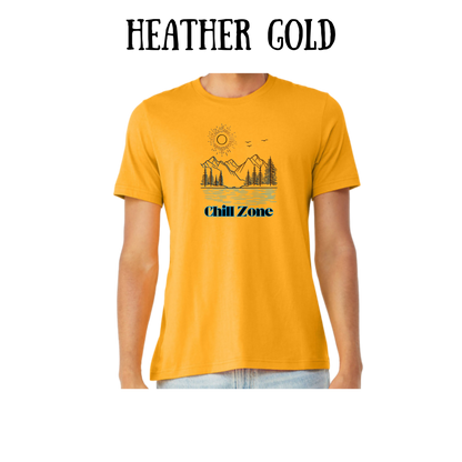 CP - Chill Zone - Unisex Tee - Yellows, Oranges, Reds