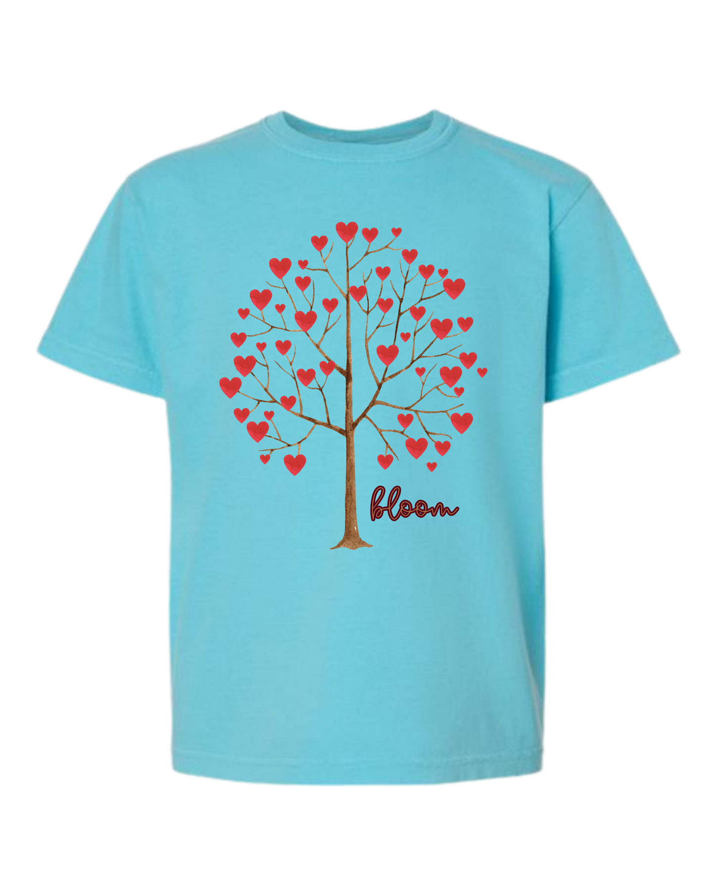 Bloom - Comfort Colors - Heavyweight Youth Tee - Neutral Colors & Blues