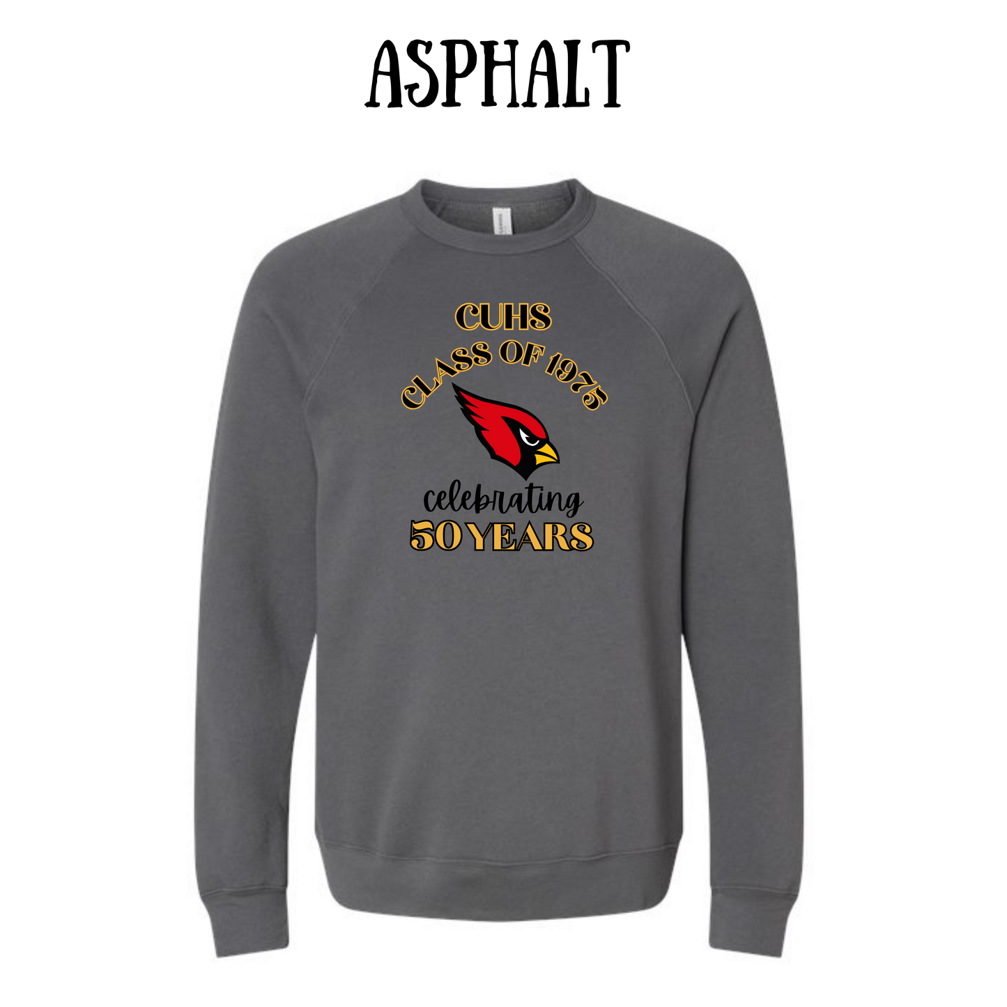 CUHS celebrating  - Sponge Fleece Raglan Sweatshirt - Neutrals