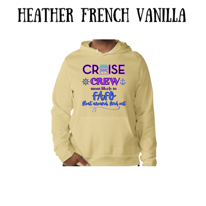 VP - Cruise Crew FAFO - Sponge Fleece Hoodie - Greens, Neutrals