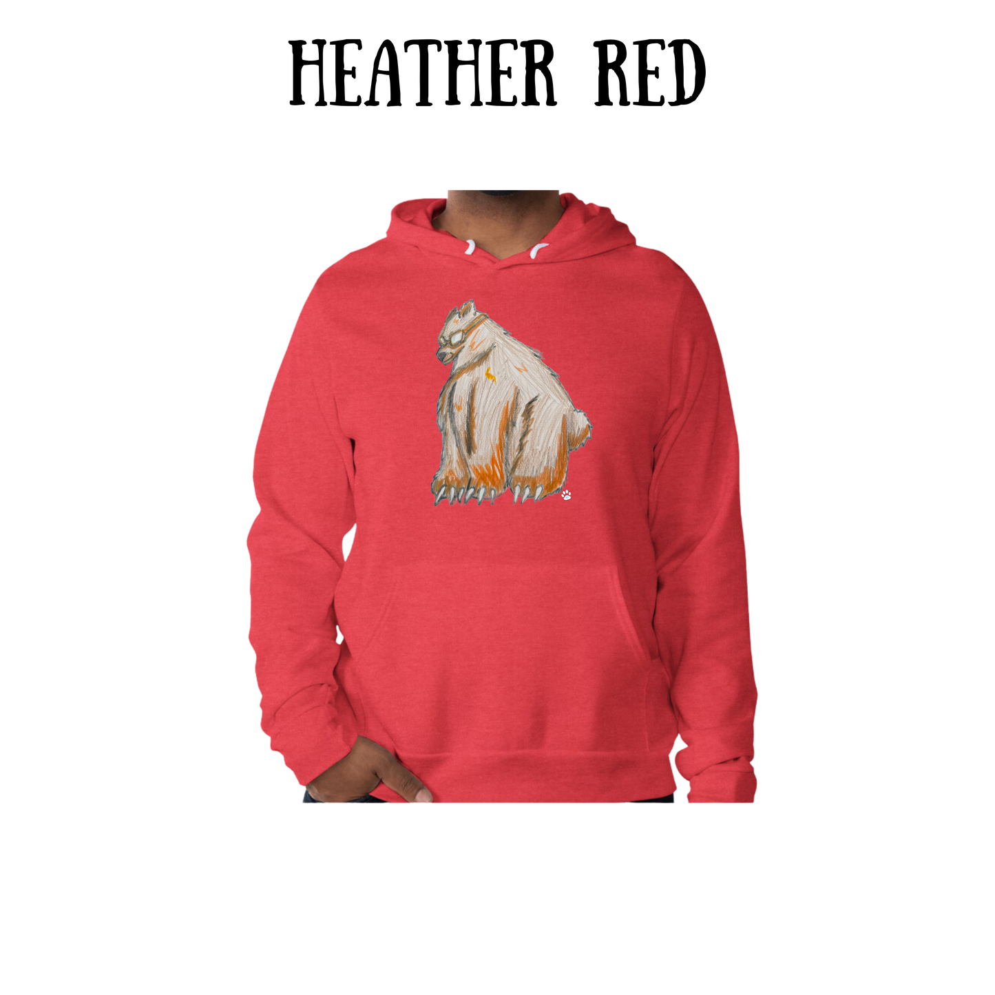 AC - Muscle Bear - Sponge Fleece Hoodie - Assorted Colors