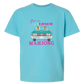 Get in Loser We're Playing Mahjong - Comfort Colors - Heavyweight Youth Tee - Neutral Colors & Blues