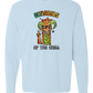 Guardian of The Chill - Comfort Colors - Heavyweight Long Sleeve Tee - Blues & Greens