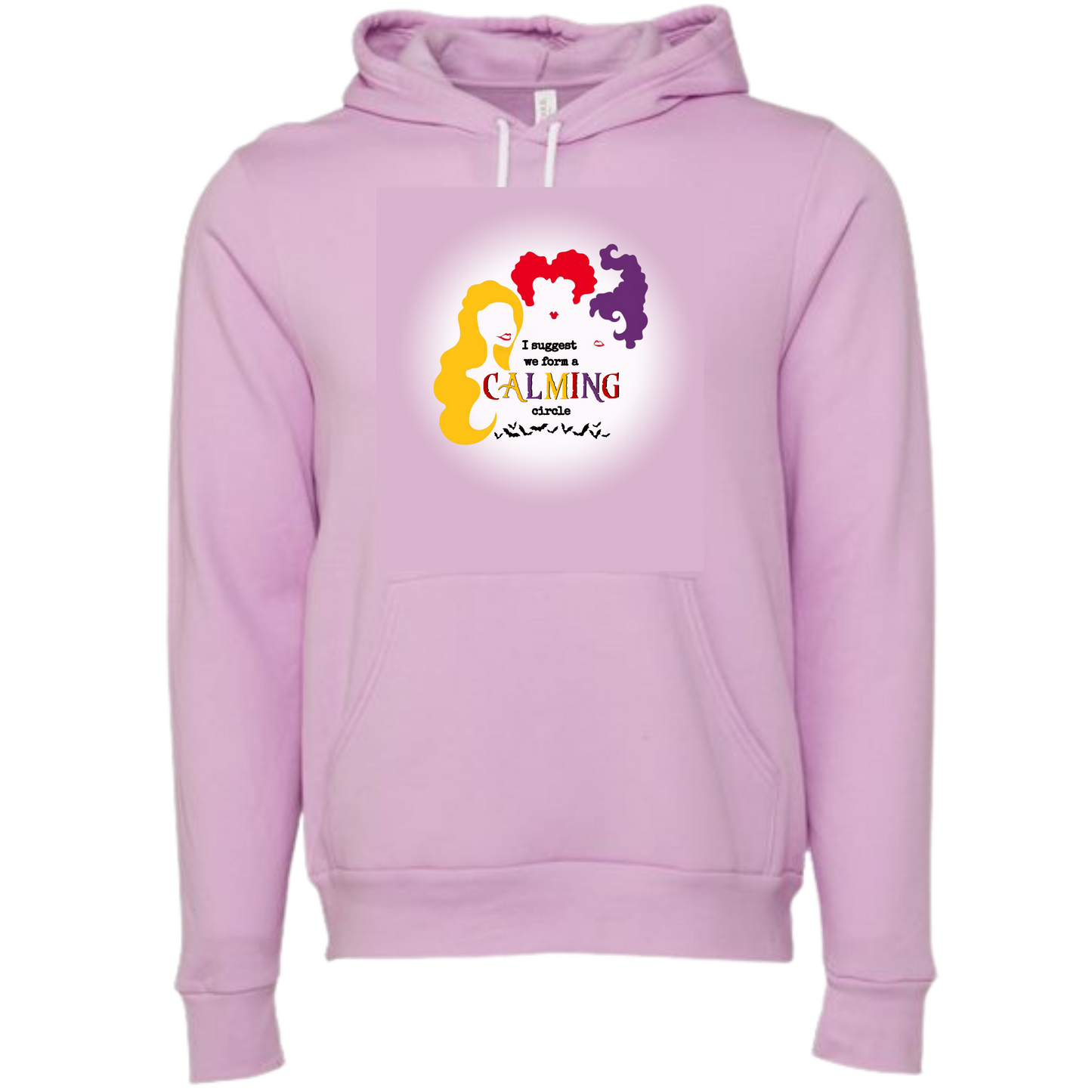 Calming Circle - Sponge Fleece Hoodie - Blues, Purples