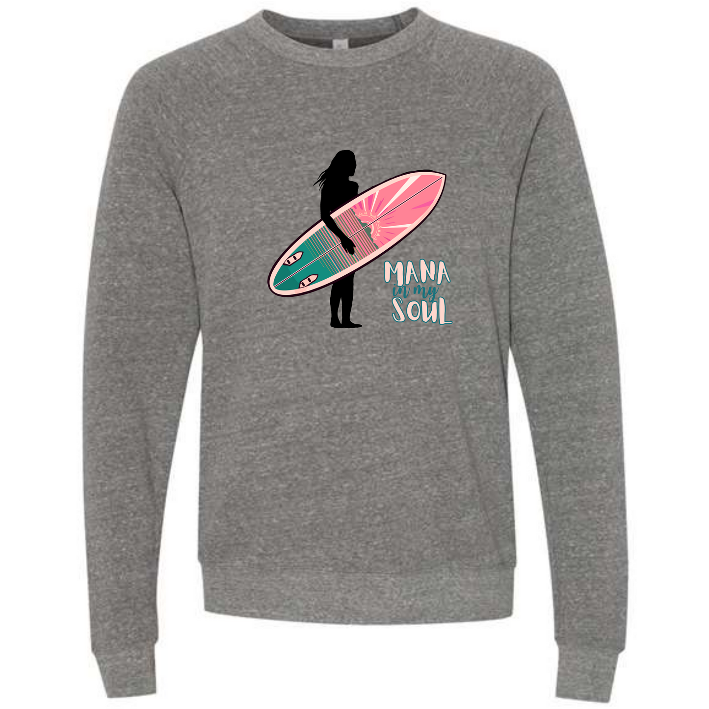 Mana in My Soul - Sponge Fleece Raglan Sweatshirt - Assorted Colors