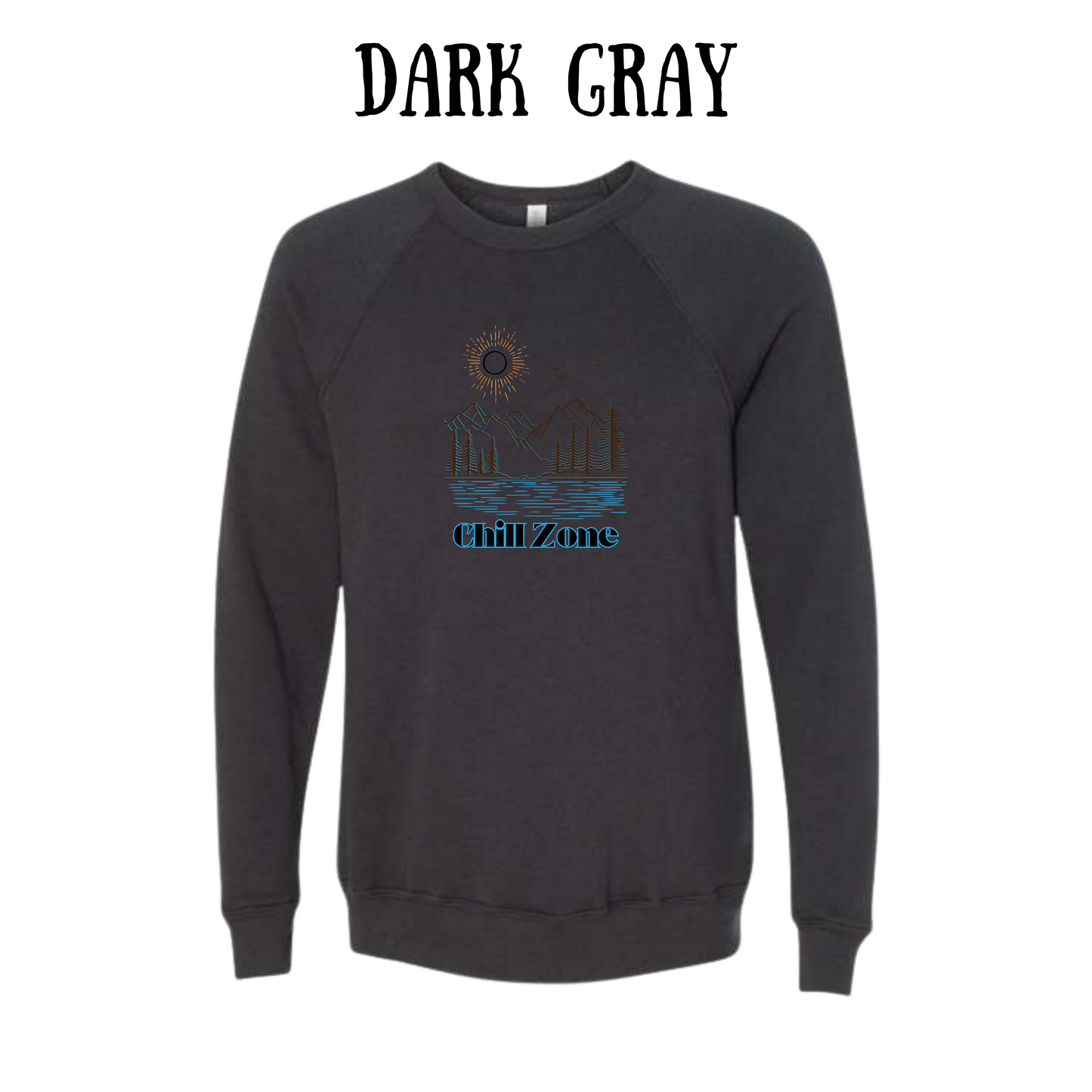 CP - Chill Zone - Sponge Fleece Raglan Sweatshirt - Greens, Neutrals