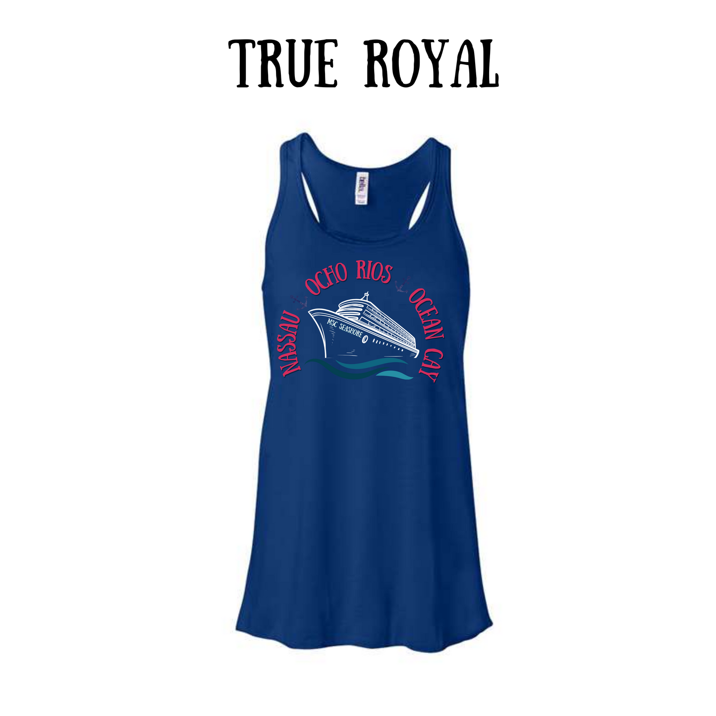 VP - MSC Seashore - Women's Flowy Racerback Tank