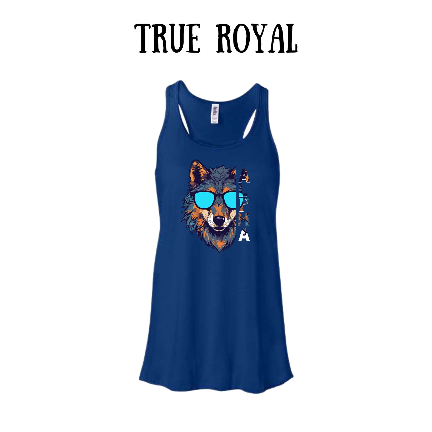 BP - Alpha - Women's Flowy Racerback Tank