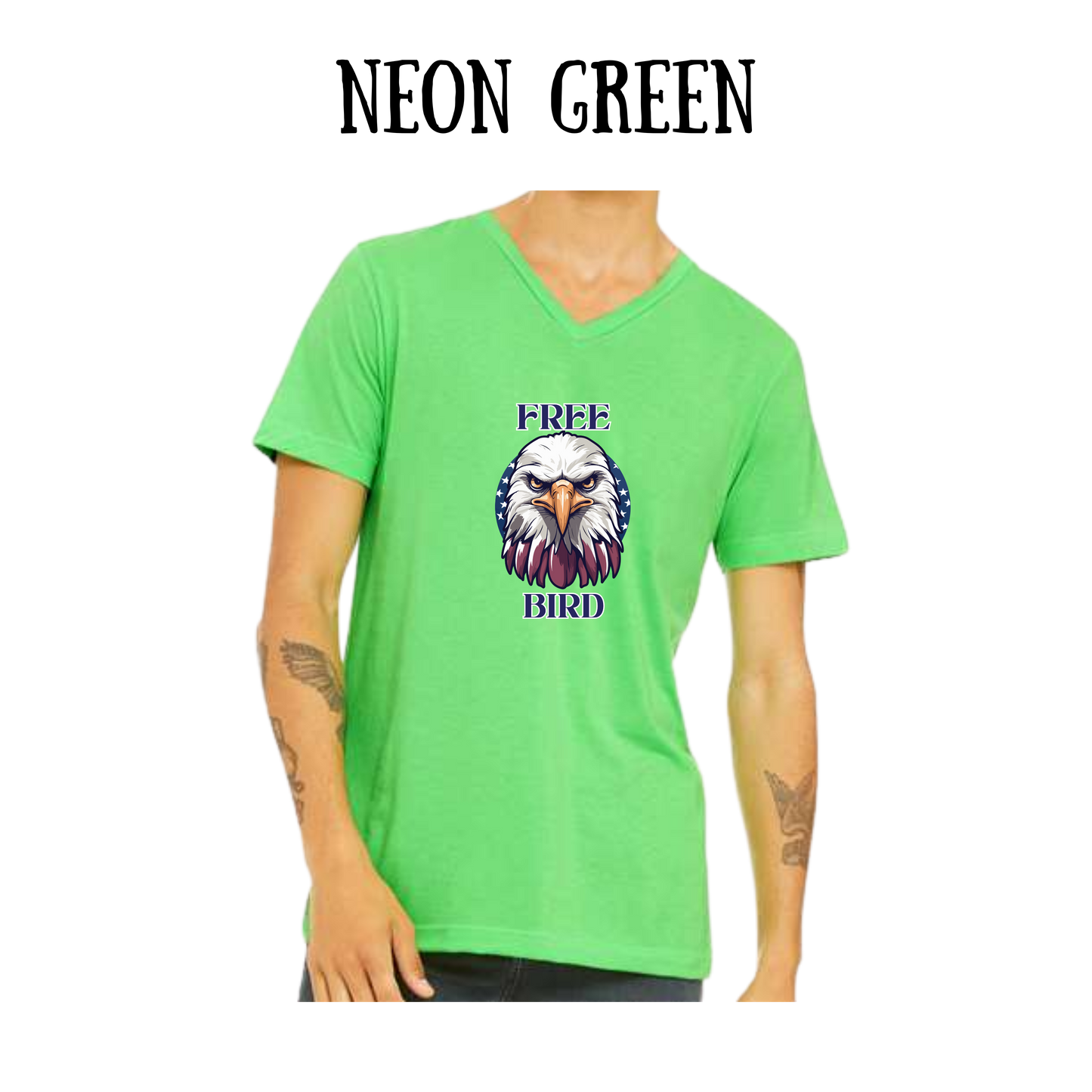 PP - Free Bird - Unisex V-Neck - Assorted Colors