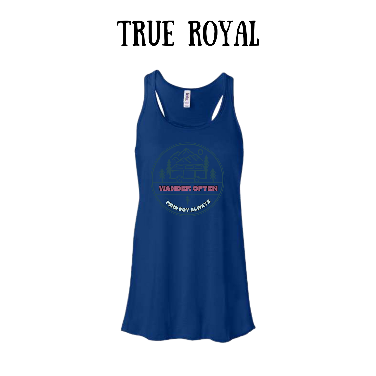 CP - Wander Often - Women's Flowy Racerback Tank