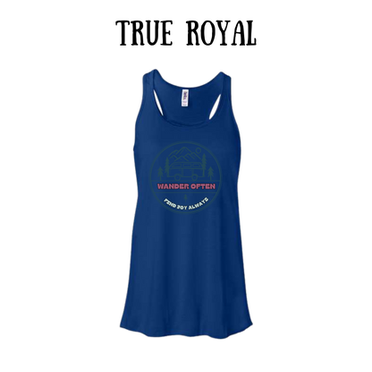 CP - Wander Often - Women's Flowy Racerback Tank
