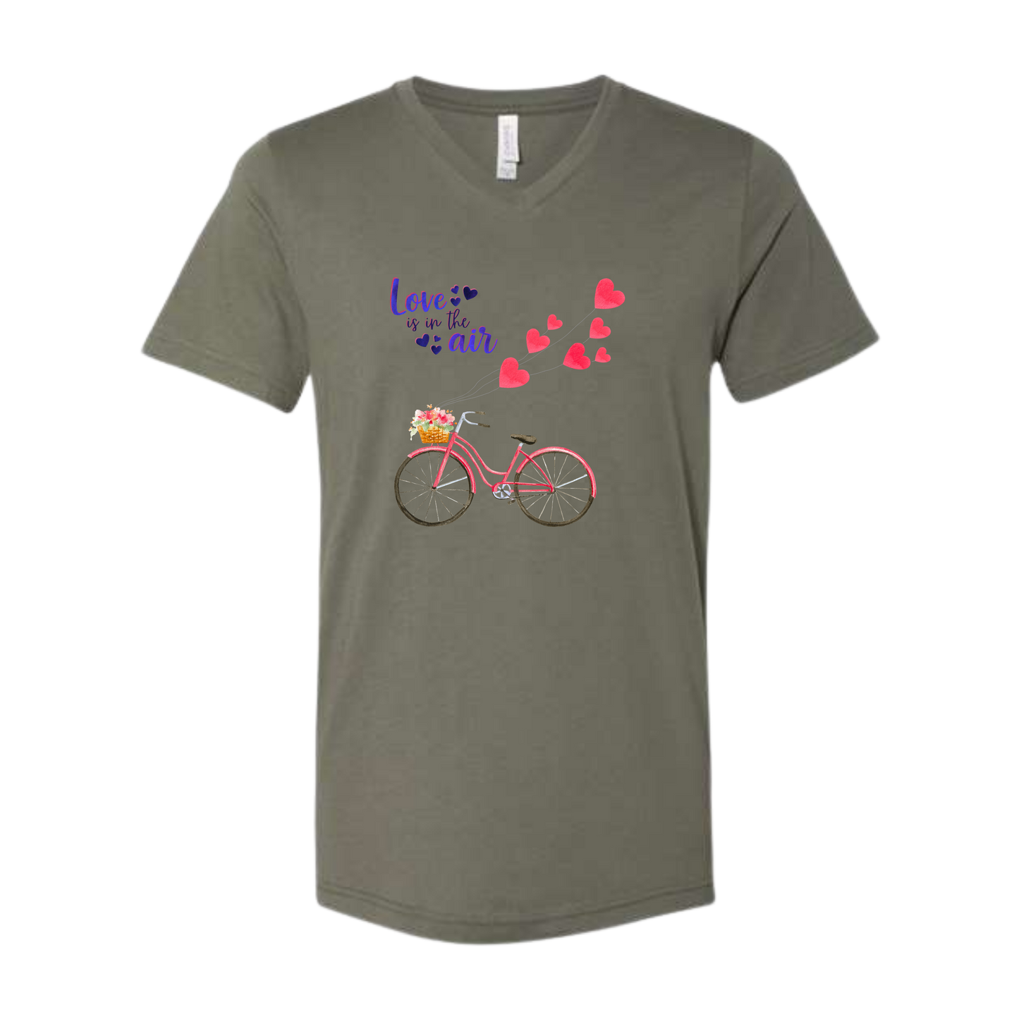 Love is in the Air - Bella+Canvas - Unisex V-Neck - Assorted Colors