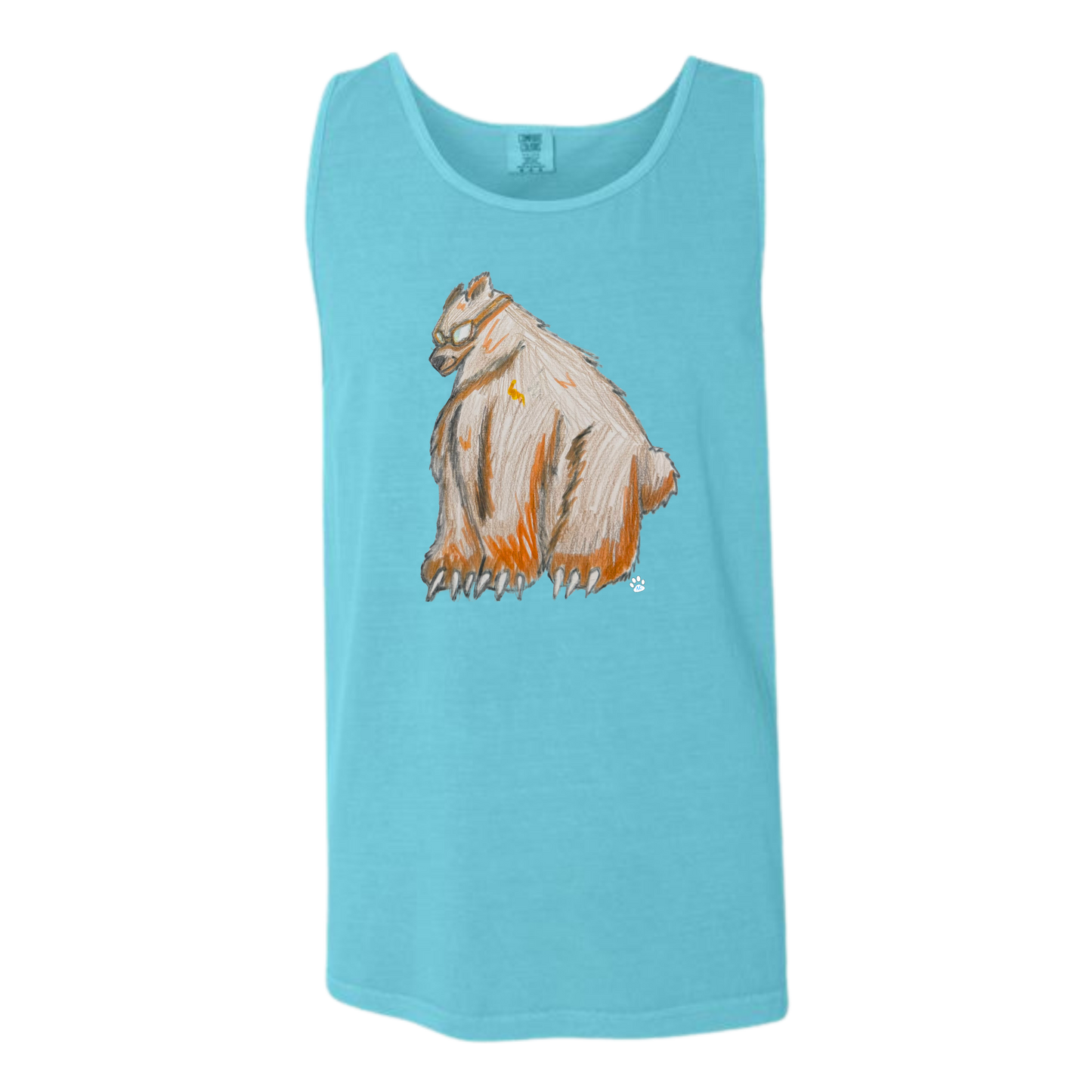 Muscle Bear - Comfort Colors - Unisex Tank - Neutral Colors & Blues