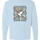 God Is Good - Comfort Colors - Heavyweight Long Sleeve Tee - Blues & Greens