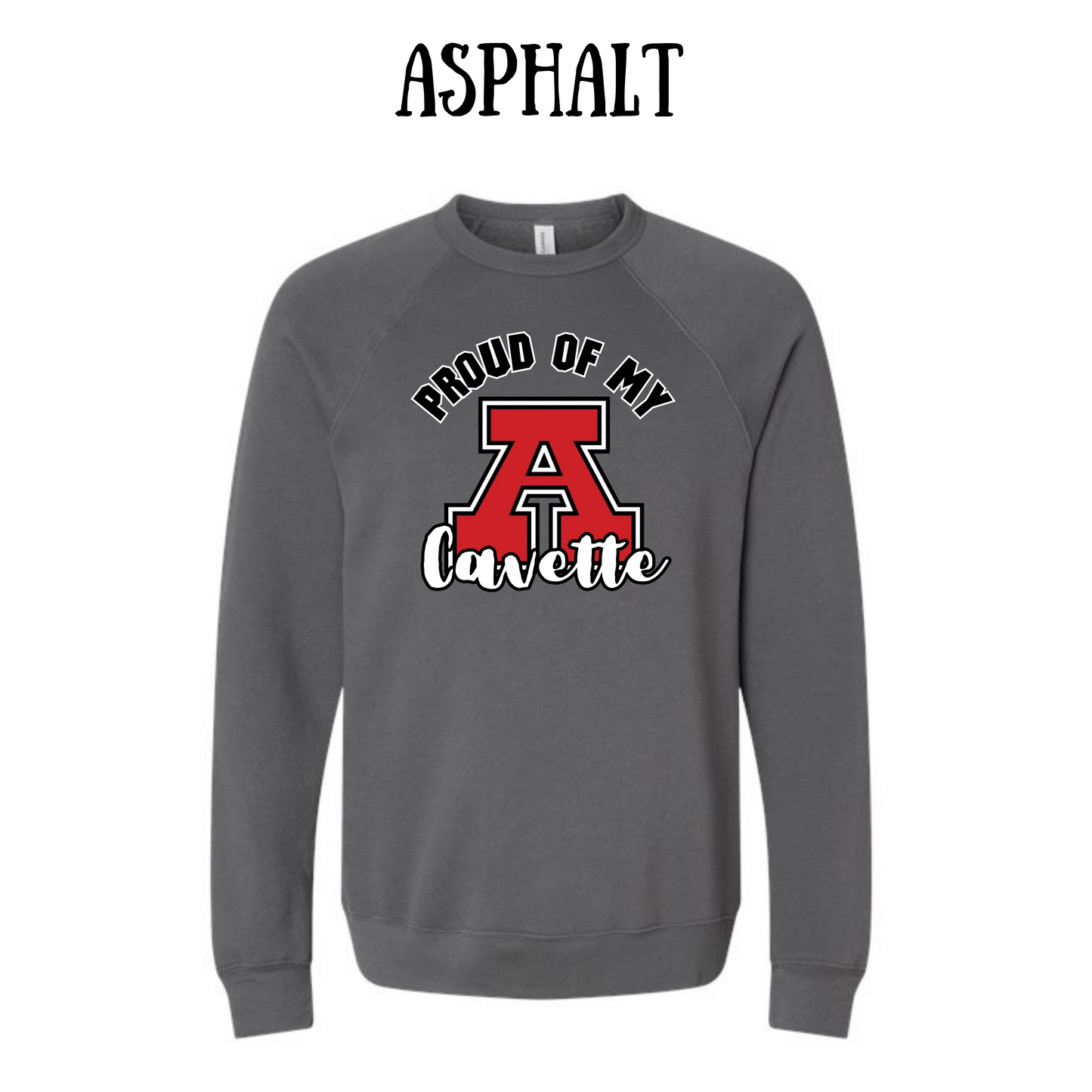 AFHS Cavettes - Sponge Fleece Raglan Sweatshirt - Neutrals