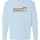 On Island Time - Comfort Colors - Heavyweight Long Sleeve Tee - Blues & Greens