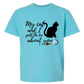 My Cat and I spill the tea about you - Comfort Colors - Heavyweight Youth Tee - Neutral Colors & Blues