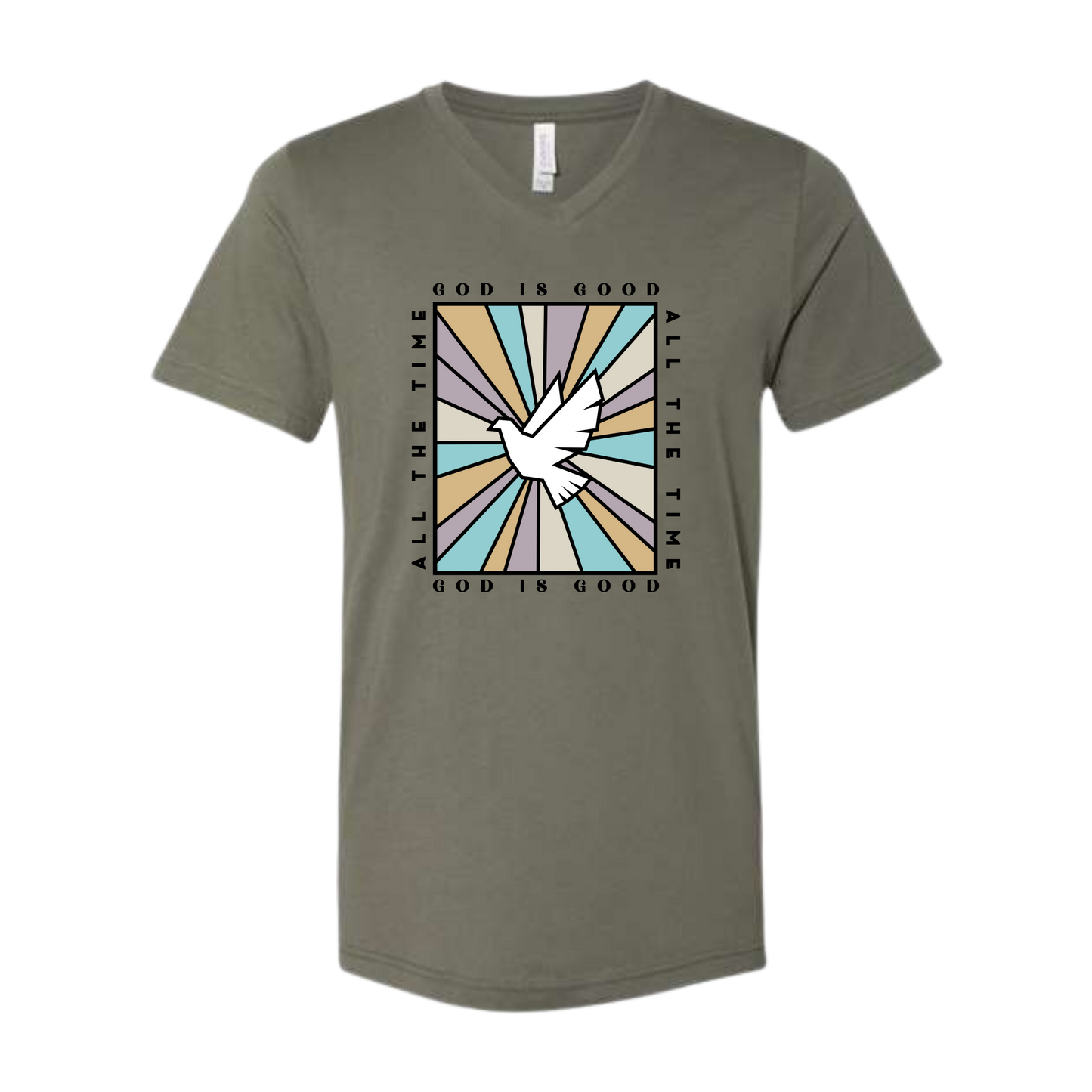 God Is Good - Bella+Canvas - Unisex V-Neck - Assorted Colors