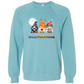 Happy Hallothanksmas Gnomes - Sponge Fleece Raglan Sweatshirt - Blues, Purples