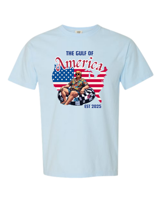 The Gulf of America - Comfort Colors - Heavyweight Unisex Tee - Blues