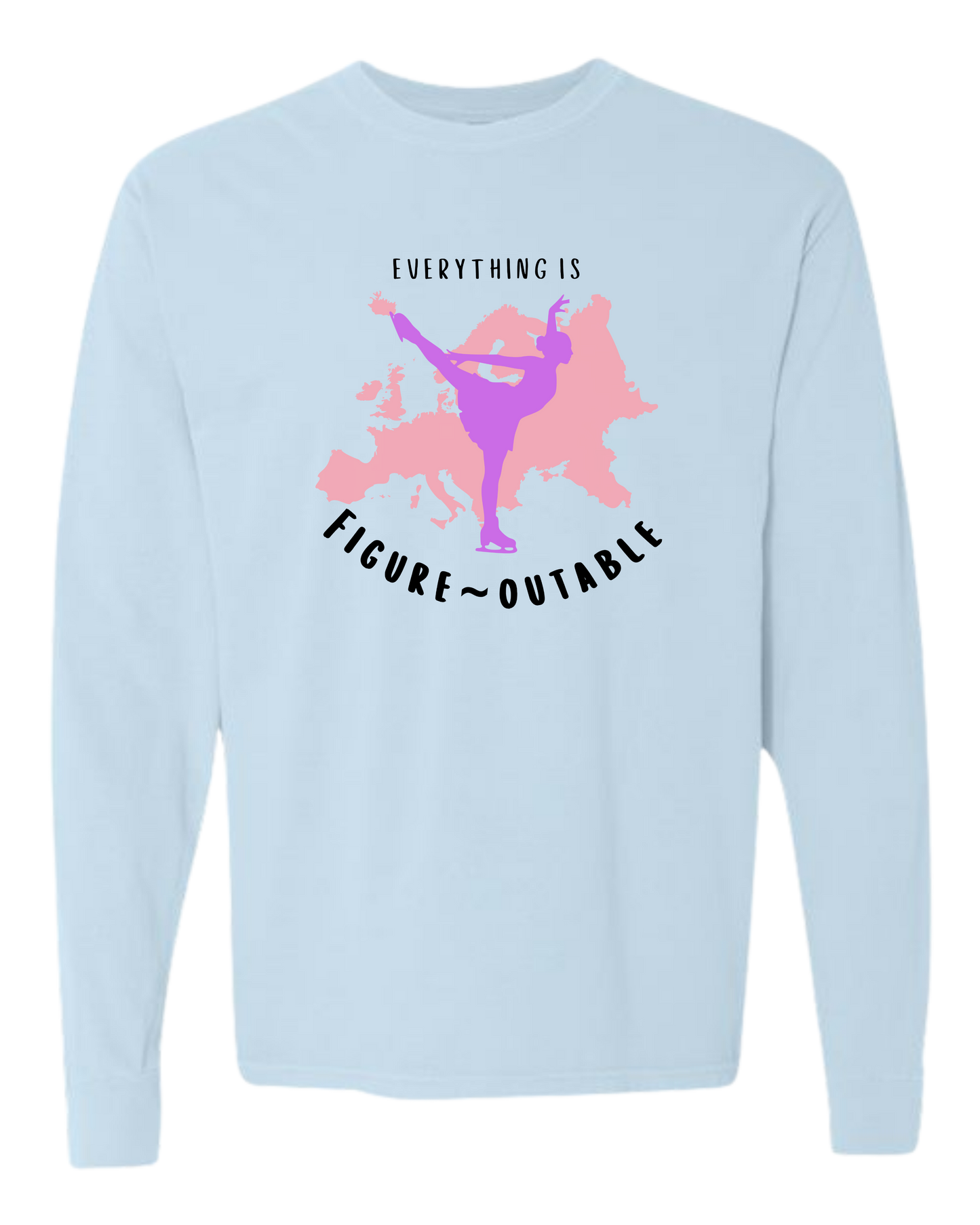 Bristol - Comfort Colors - Heavyweight Long Sleeve Tee - Blues & Greens