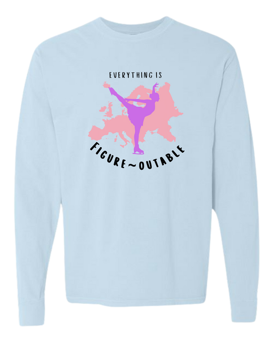 Bristol - Comfort Colors - Heavyweight Long Sleeve Tee - Blues & Greens