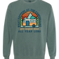 What Happens At The Campground - Comfort Colors - Sweatshirt - Blues