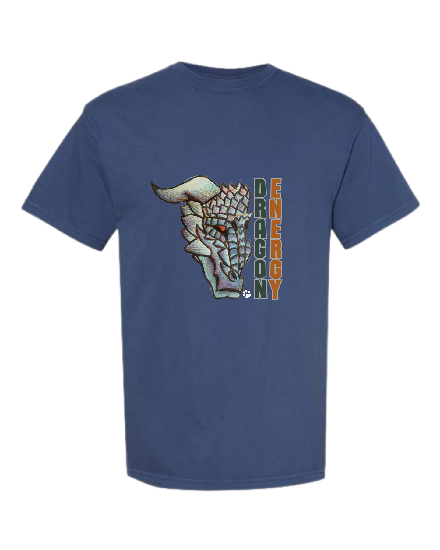 Dragon Energy - Comfort Colors - Heavyweight Unisex Tee - Blues