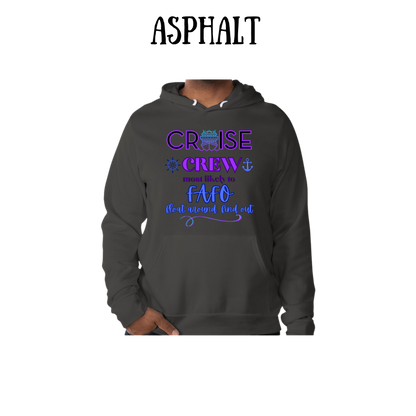 VP - Cruise Crew FAFO - Sponge Fleece Hoodie - Greens, Neutrals