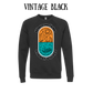 CP - Where We Listen and Don't Judge - Sponge Fleece Raglan Sweatshirt - Greens, Neutrals