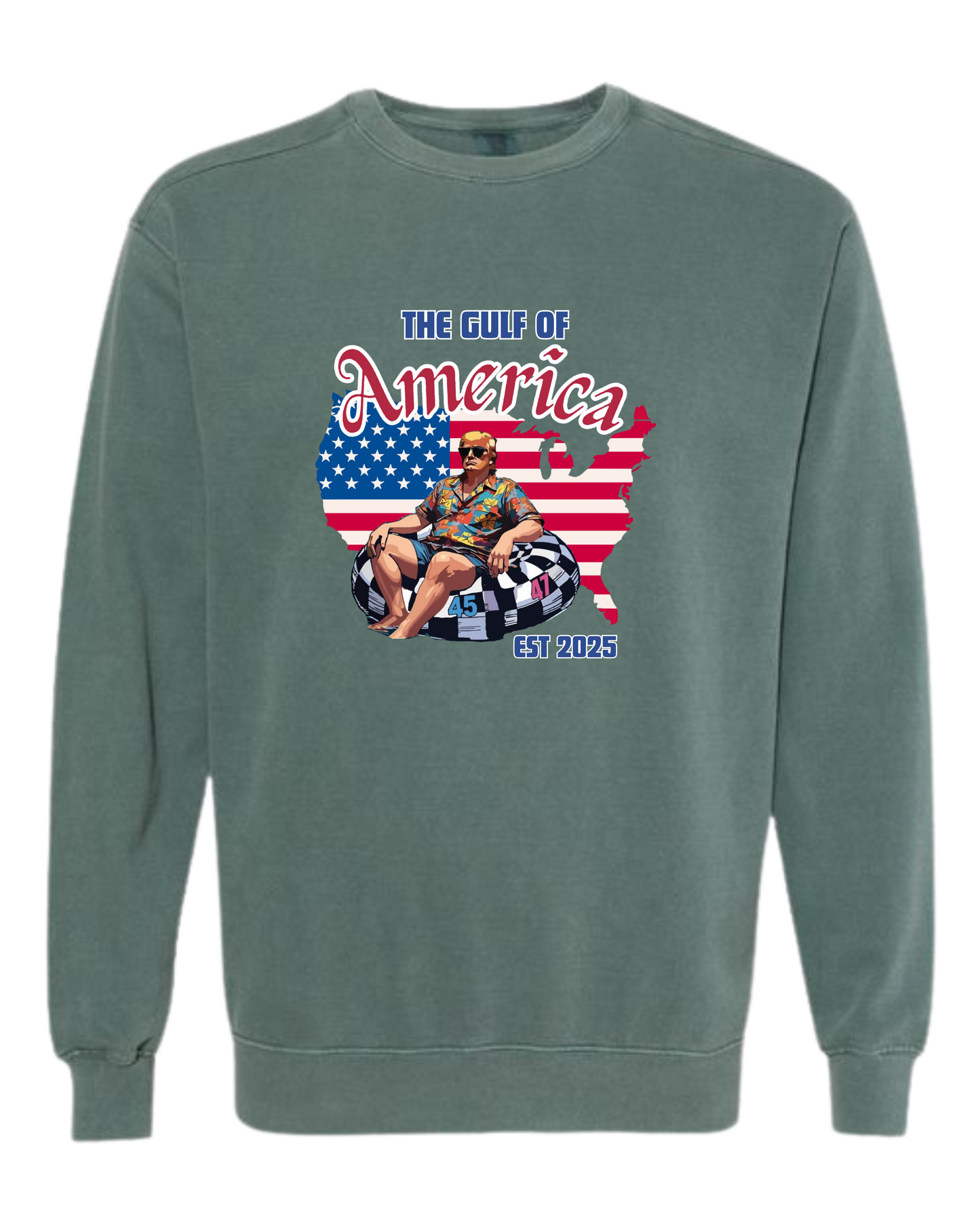 The Gulf of America - Comfort Colors - Sweatshirt - Blues