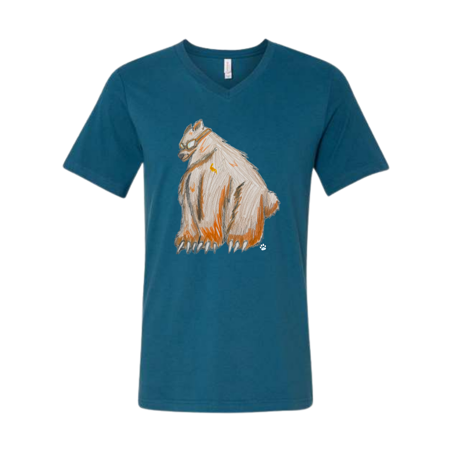 Muscle Bear - Bella+Canvas - Unisex V-Neck - Assorted Colors