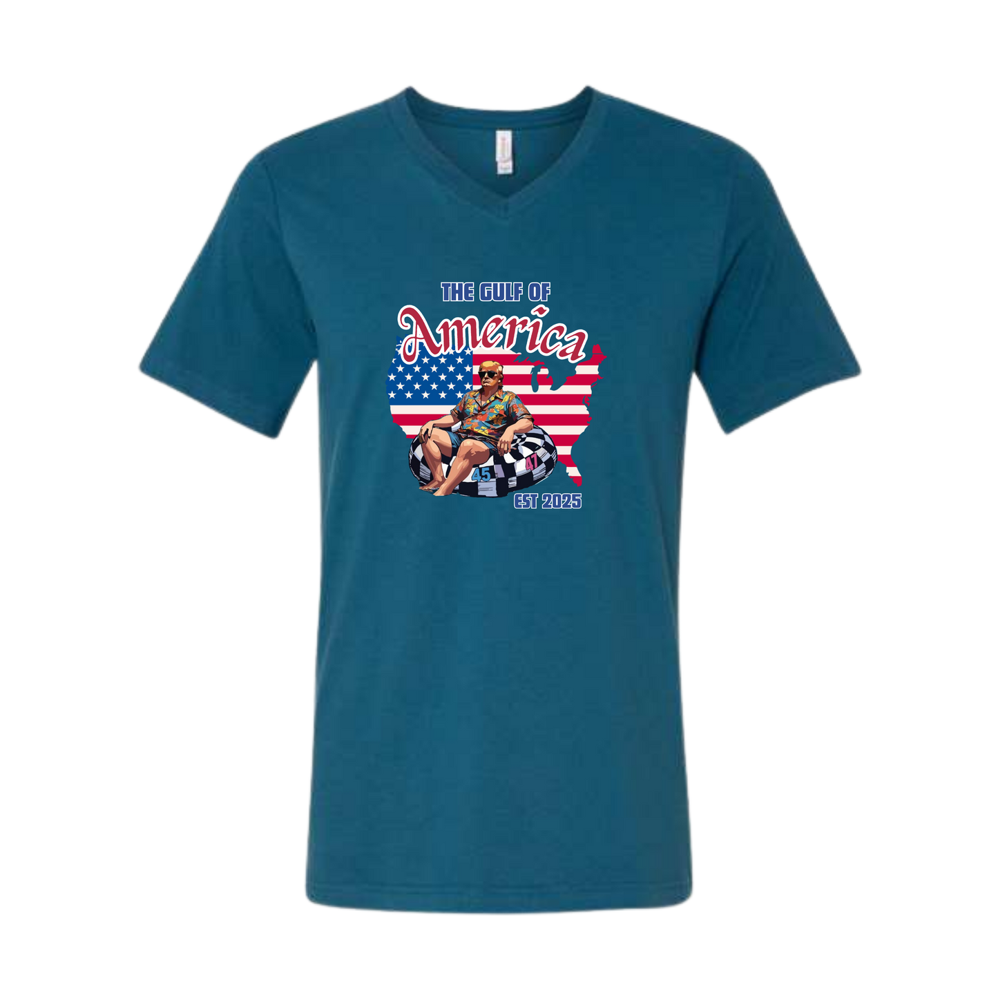 The Gulf of America - Bella+Canvas - Unisex V-Neck - Assorted Colors