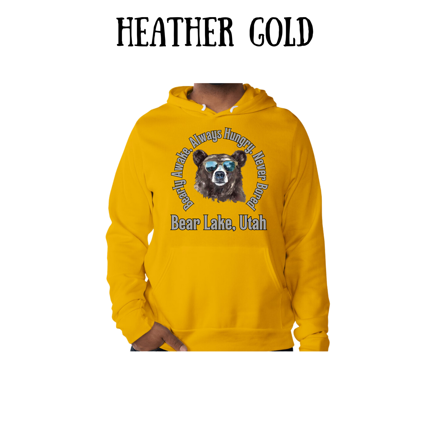 CP - Bear Lake Utah - Sponge Fleece Hoodie - Assorted Colors