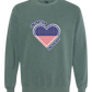 One Nation One Heart - Comfort Colors - Sweatshirt - Blues
