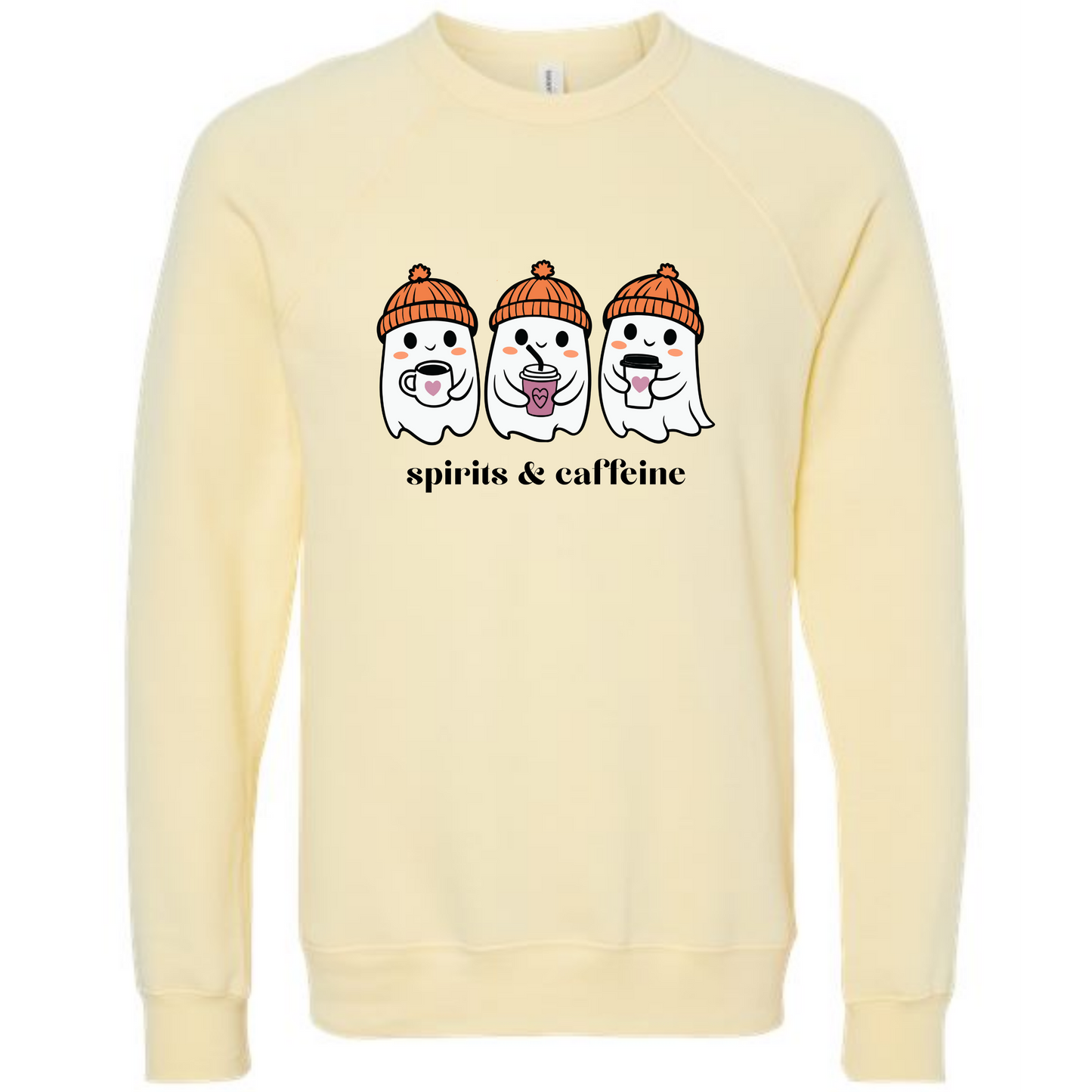 HP - Spirits & Caffeine - Sponge Fleece Raglan Sweatshirt - Assorted Colors
